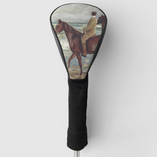 Max Liebermann: Twee ruiters op het strand Kunst Golfheadcover (Voorkant)