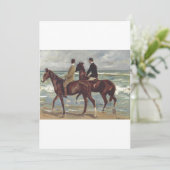 Max Liebermann: Twee ruiters op het strand Kunst Kaart (Staand voorkant)