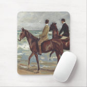 Max Liebermann: Twee ruiters op het strand Kunst Muismat (Met muis)