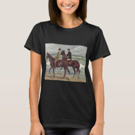 Max Liebermann: Twee ruiters op het strand Kunst T-shirt