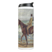 Max Liebermann: Twee ruiters op het strand Kunst Thermosbeker (Gedraaid links)