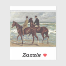 Max Liebermann: Two Riders on the Beach Art