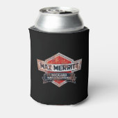 Max Merritt Auto Onderdelen Koelbox Rusty Logo Blikjeskoeler (Blikje Achterkant)