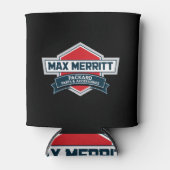 Max Merritt Auto Parts Koelbox Standaard Logo Blikjeskoeler (Voorkant)