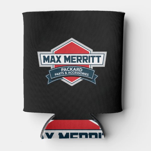 Max Merritt Auto Parts Koelbox Standaard Logo Blikjeskoeler (Voorkant)