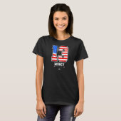 Max Muncy Us vlaggennummer T-shirt (Voorkant volledig)