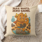 Max Naps Zero Gains – Bullio Grappig Sierkussen (Deken)