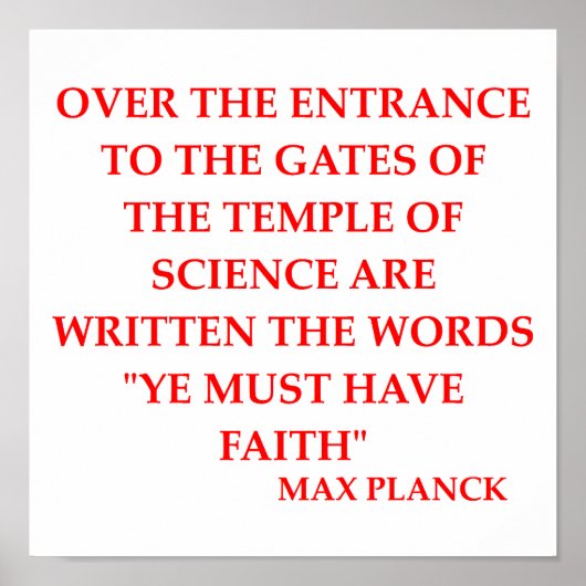 max. planck quote poster (Voorkant)