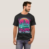 Max Retro 80s T-Shirt - Neon (Voorkant volledig)