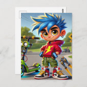 Max Rockett Briefkaart (Voorkant / Achterkant)