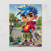 Max Rockett Briefkaart (Voorkant)