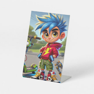 Max Rockett Reclamebord Met Voetstuk