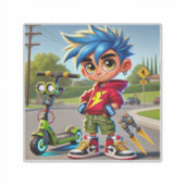 Max Rockett Sticker (Voorkant)