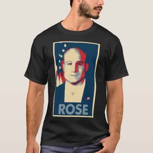 Max Roos Poster Political Parody T-shirt (Voorkant)