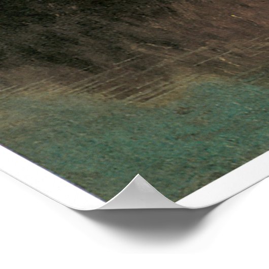 Max Schmitt in een Single Scull, 1871 Thomas Moran Poster (Hoek)