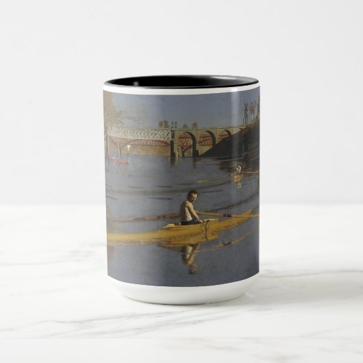 Max Schmitt in een Single Scull-Thomas Eakins Mok (Midden)