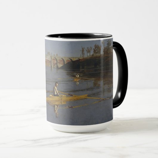 Max Schmitt in een Single Scull-Thomas Eakins Mok (Voorkant rechts)