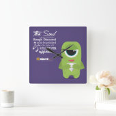 Max - Square Clock Vierkante Klok (Huis)