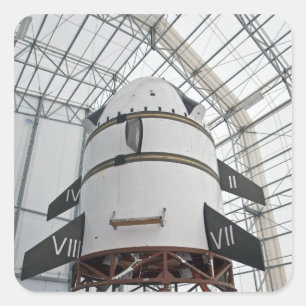 Max Start Abort System-voertuig Vierkante Sticker