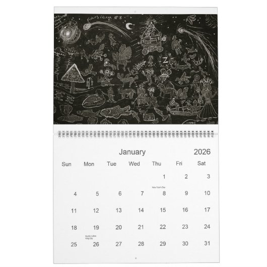 Max Sturdivant - New Work 2009 Cal... - Gepersonal Kalender (Jan 2026)