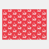 Max the Reindeer Silhouette Inpakpapier Vel (Voorkant 3)