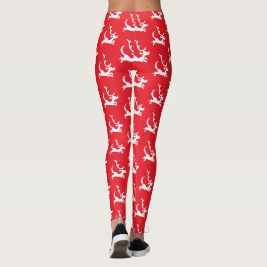 Max the Reindeer Silhouette Leggings (Achterkant)