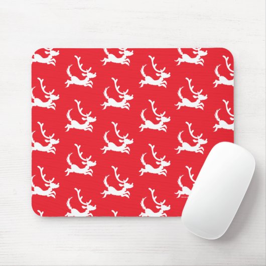 Max the Reindeer Silhouette Muismat (Met muis)