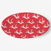 Max the Reindeer Silhouette Papieren Bordje (Gekanteld)