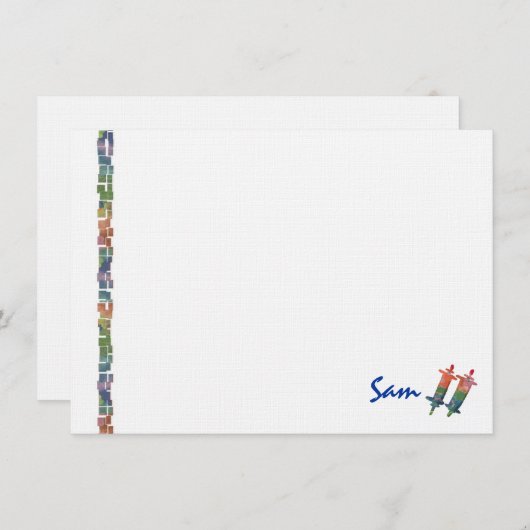 Max Torah Dank je wel A6 Notitiekaartje (Voorkant / Achterkant)