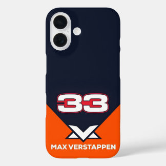 Max Verstappen 33 F1 Racing iPhone 16 Hoesje