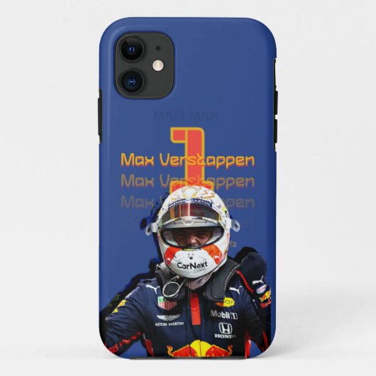 Max Verstappen iPhone 11 hoesje (Achterkant)