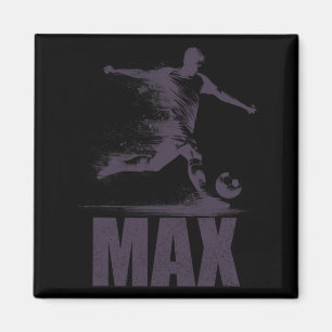 Max Voetbal Jongens Gepersonaliseerde Eerste Naam Magneet