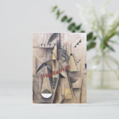 Max Weber Cubism Painting Briefkaart (Staand voorkant)