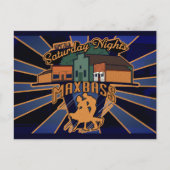 Maxbass zaterdagnacht feestdagenkaart (Voorkant)