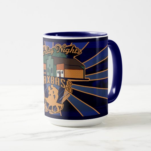 Maxbass zaterdagnacht mok (Voorkant rechts)