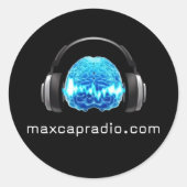 maxcapsticker ronde sticker (Voorkant)