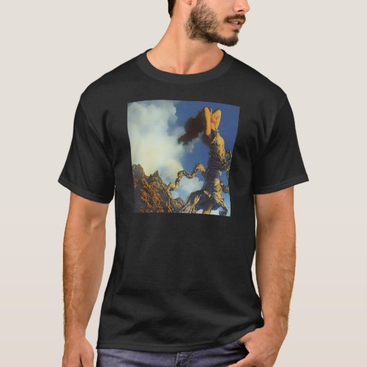 Maxfield Parish Painting Design T-shirt (Voorkant)