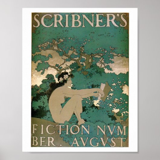 MAXFIELD PARRIS 1897 VINTAGE POSTER (Voorkant)