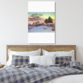 Maxfield Parrish - Afterglow Canvas Afdruk (Insitu (Slaapkamer))