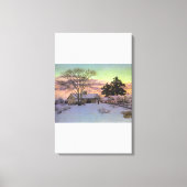 Maxfield Parrish - Afterglow Canvas Afdruk (Voorkant)