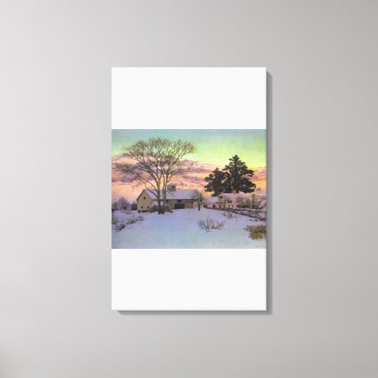 Maxfield Parrish - Afterglow Canvas Afdruk (Voorkant)