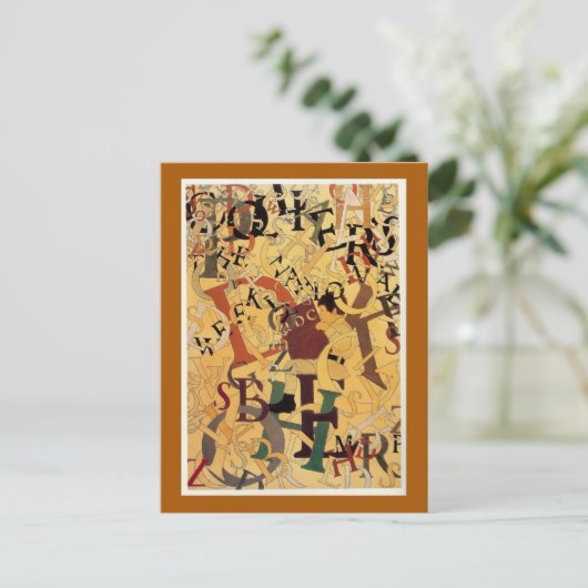 Maxfield Parrish "Alphabet" Briefkaart (Staand voorkant)