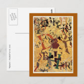  Maxfield Parrish "Alphabet" Briefkaart (Voorkant / Achterkant)