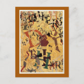 Maxfield Parrish "Alphabet" Briefkaart (Voorkant)