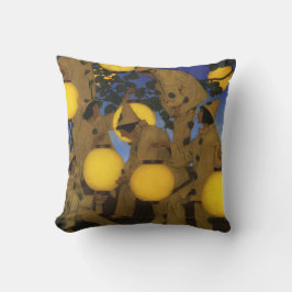 Maxfield Parrish art style Kussen