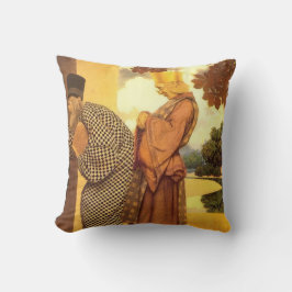 Maxfield Parrish art style Kussen