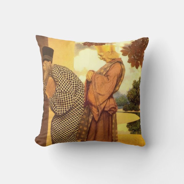 Maxfield Parrish art style Kussen (Voorkant)