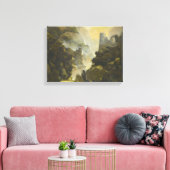 Maxfield Parrish Aucassin zoekt naar Nicolette Canvas Afdruk (Insitu (Woonkamer))