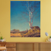 Maxfield Parrish Canvas Afdruk (Insitu (Woonkamer))