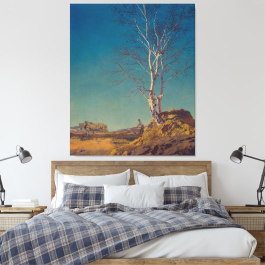 Maxfield Parrish Canvas Afdruk (Insitu (Slaapkamer))